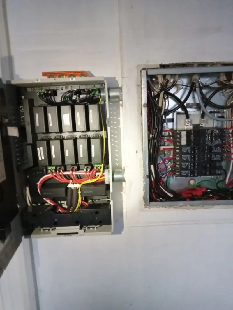 Electrical panel upgrade completed for Indoor Lighting Installation in Silvis